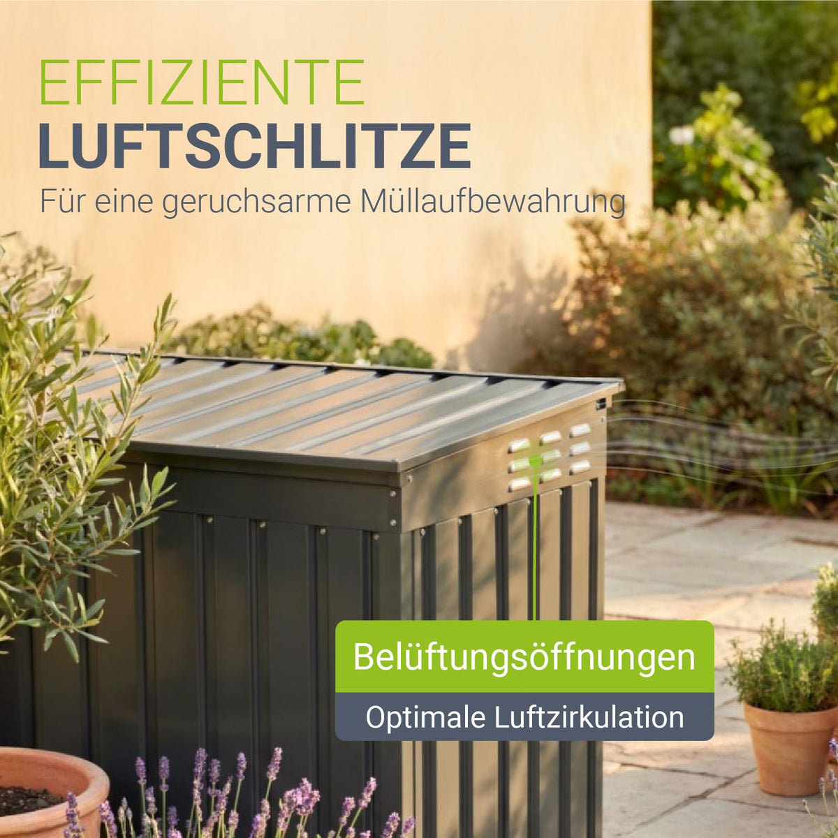 Mülltonnenbox Namur 1,9 m²