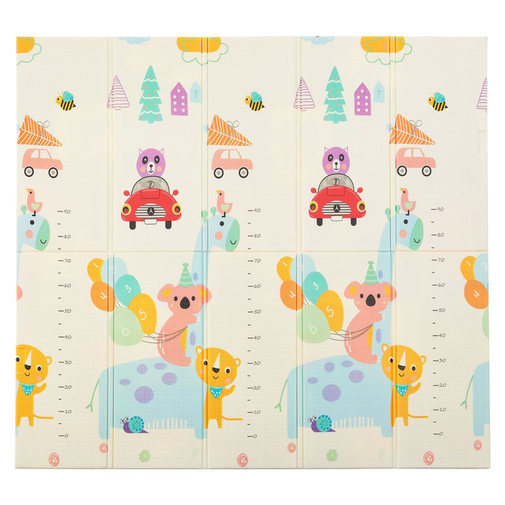 Spielmatte 180 x 200 cm mit diversen Tiermotiven