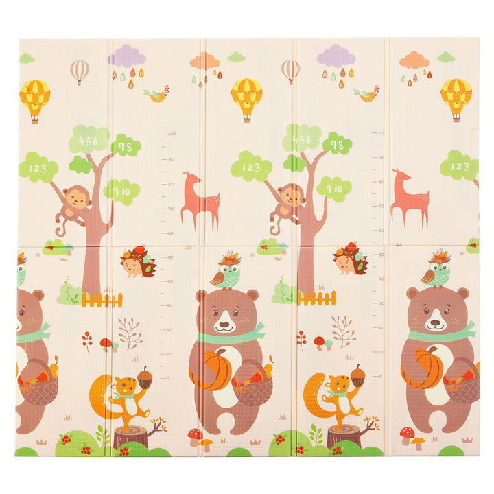 Spielmatte 180 x 200 cm mit diversen Tiermotiven