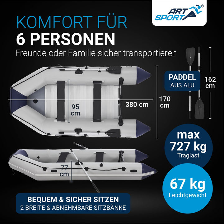 Schlauchboot 3,80 m