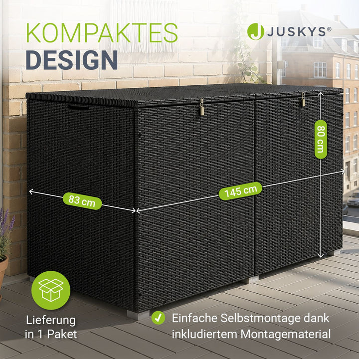 Polyrattan Auflagenbox Ikaria