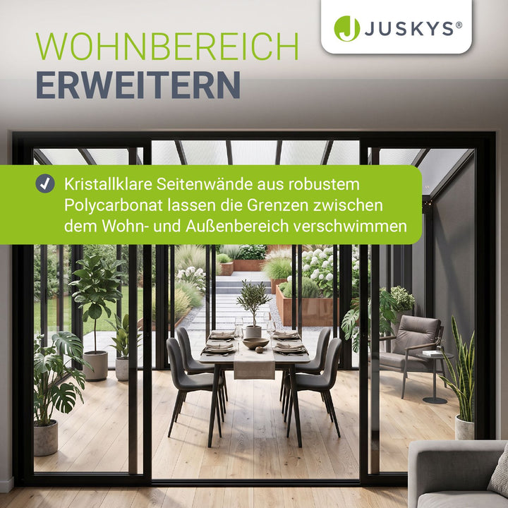 Wintergarten mit Acryl-Verglasung