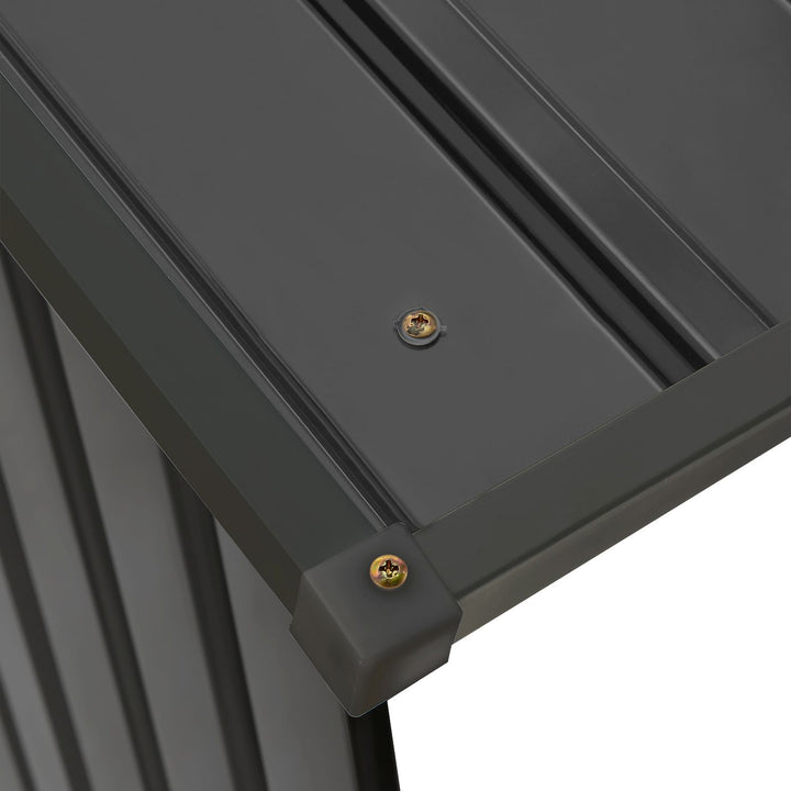 Holzunterstand Metall Enno