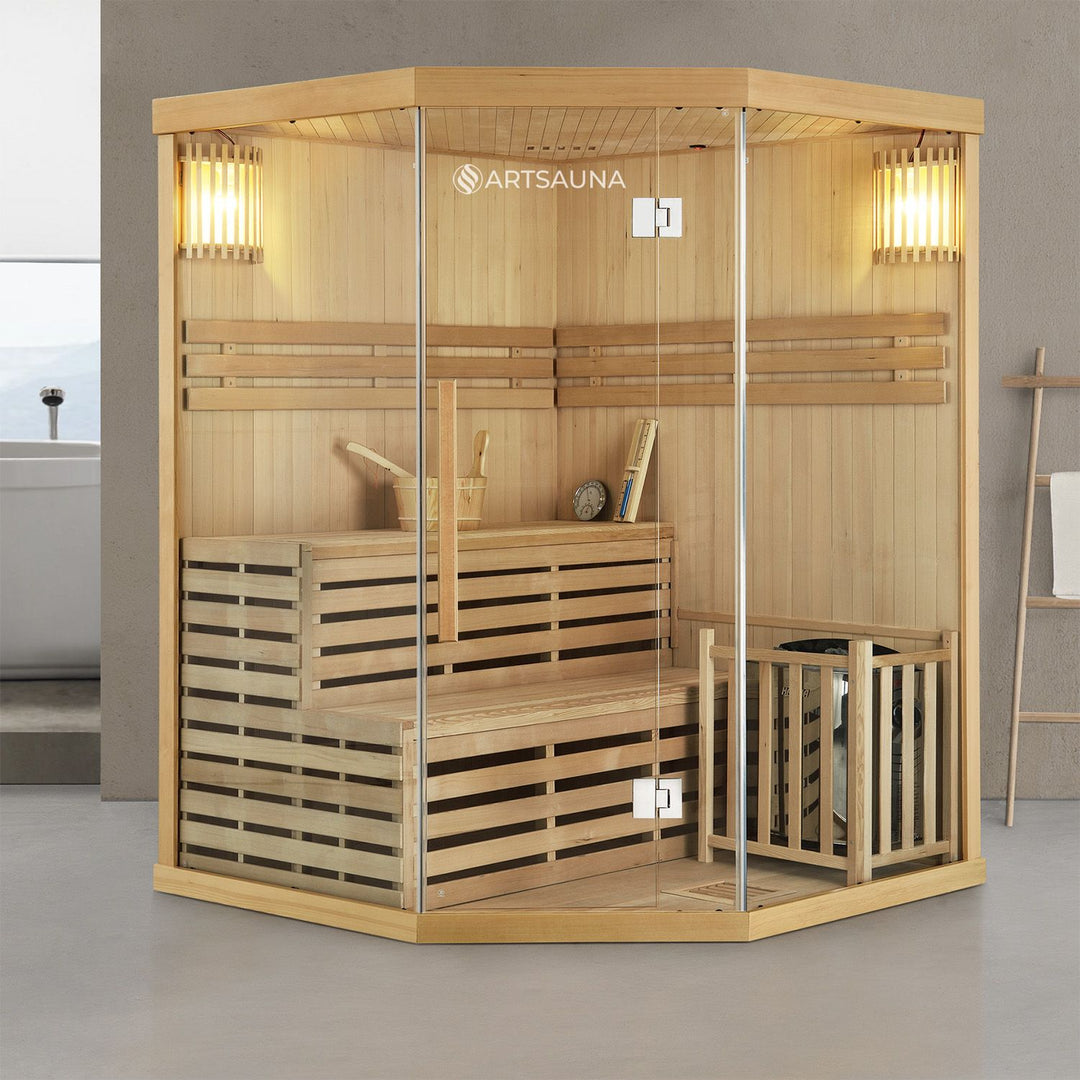 Infrarotkabine im Badezimmer
